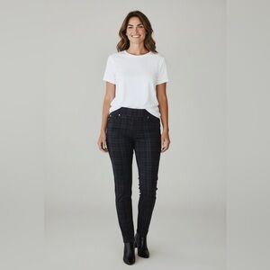 Nygard Slims Plaid Winter Weight Pants, Skinny, Stretchy, Comfortable Waistband